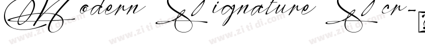Modern Signature Scr字体转换